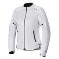 Alpinestars Stella C-1 AIR Womens Motorcycle Vented Jacket (Silver)