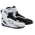 Alpinestars Women's Faster-4 Motorcycle Riding Shoes (White/Black)