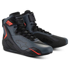 Alpinestars Faster-4 Motorcycle Riding Shoes (Black/Grey/Red Fluo)