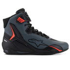 Alpinestars Faster-4 Motorcycle Riding Shoes (Black/Grey/Red Fluo)