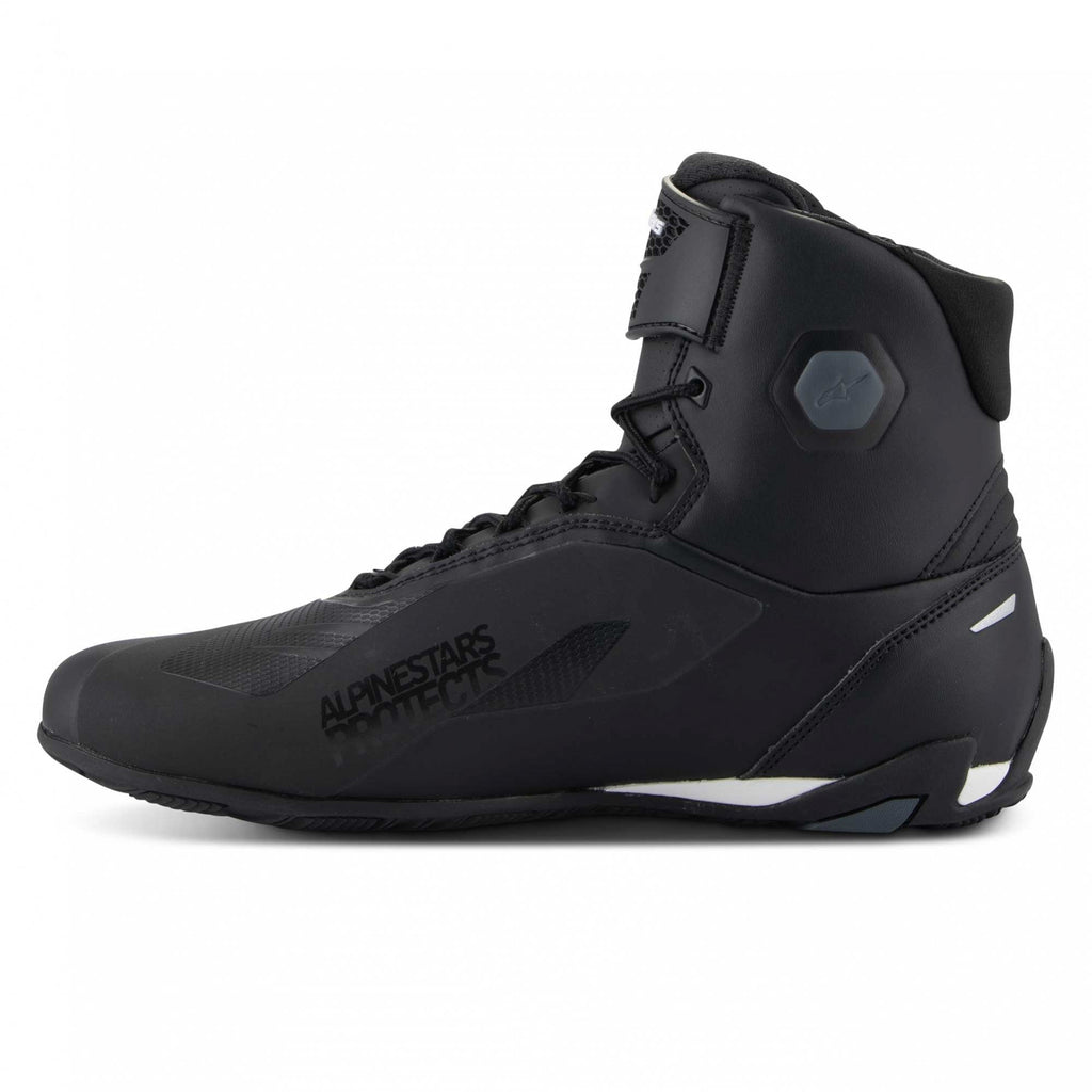 Alpinestars Faster-4 Motorcycle Riding Shoes (Black/White)