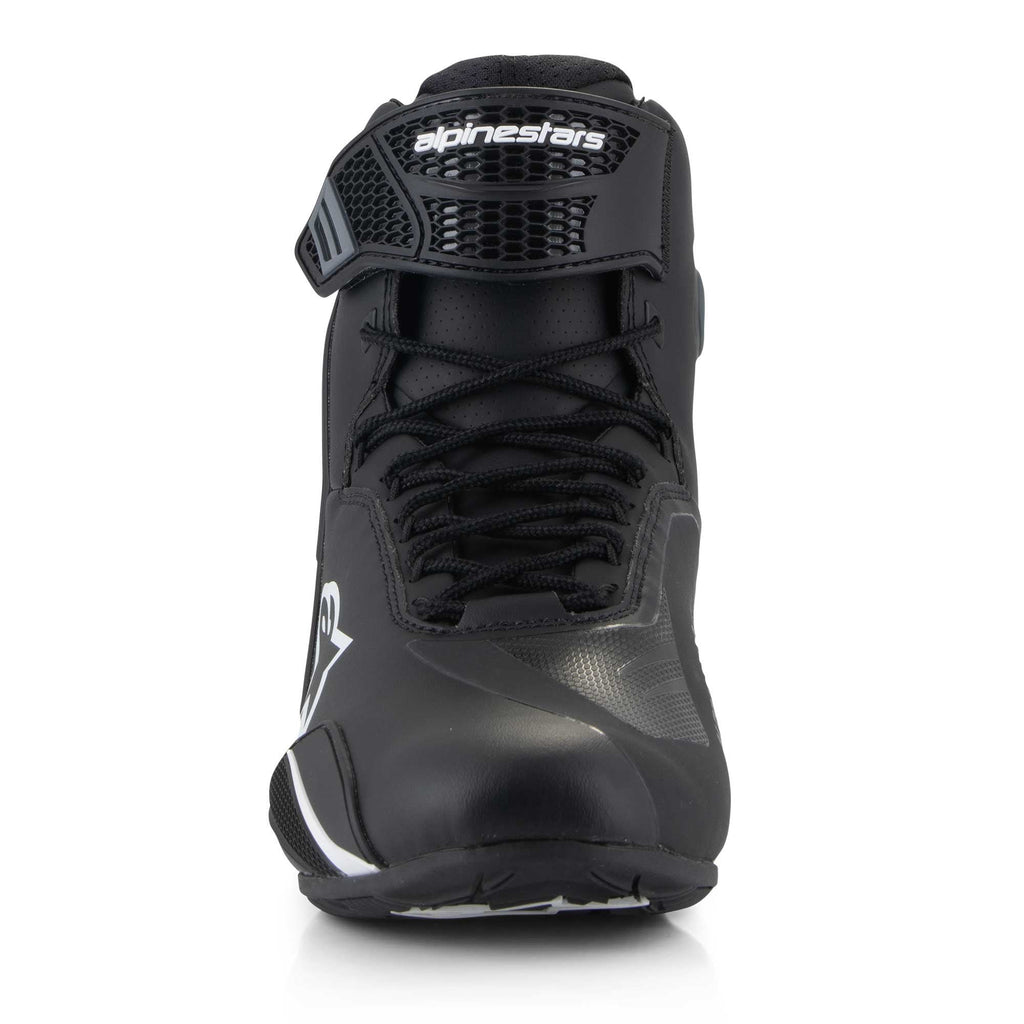 Alpinestars Faster-4 Motorcycle Riding Shoes (Black/White)
