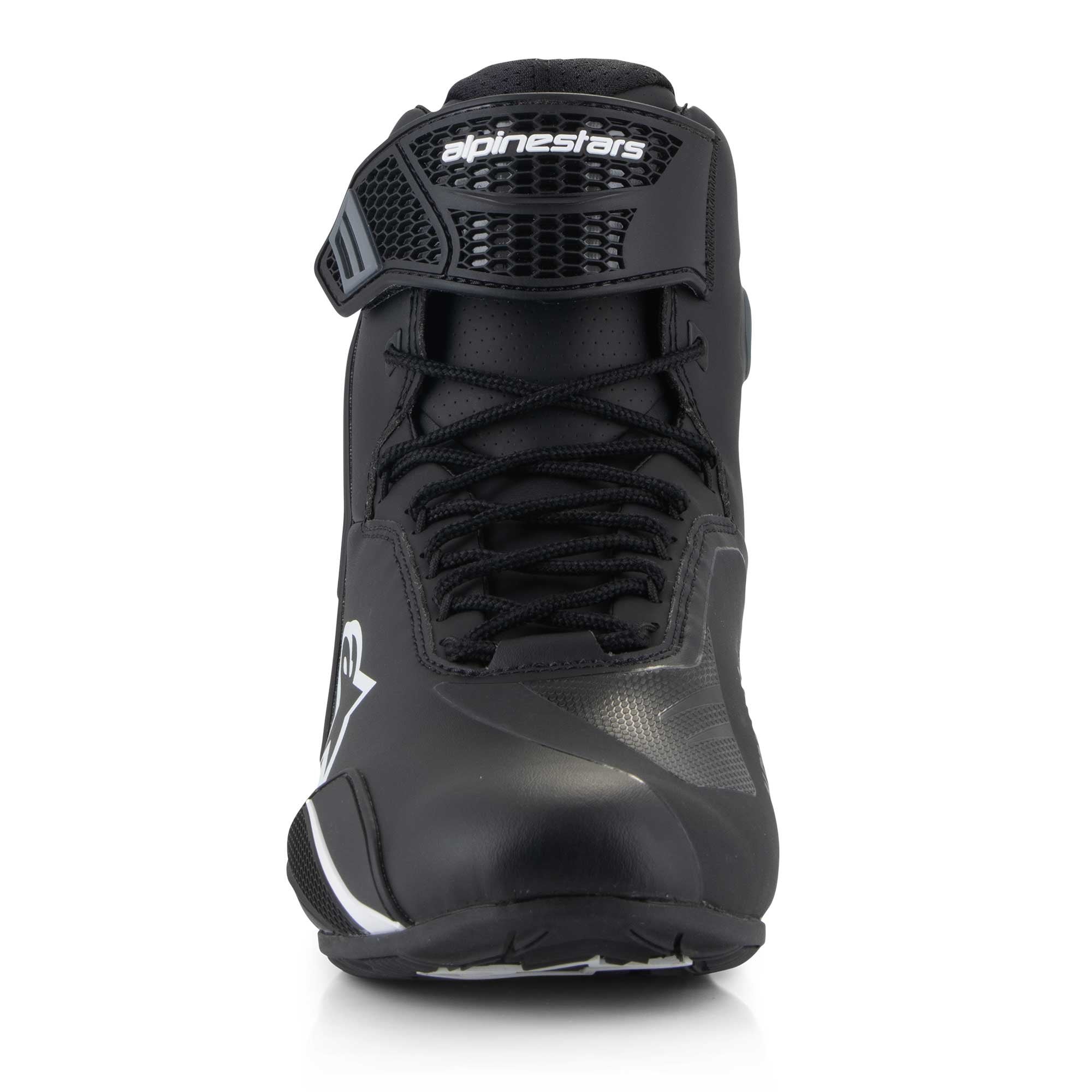 Alpinestars Faster-4 Motorcycle Riding Shoes (Black/White)