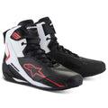 Alpinestars Faster-4 Motorcycle Riding Shoes (Black/White/Red)