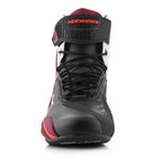 Alpinestars Faster-4 Motorcycle Riding Shoes (Black/White/Dark Red)