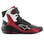 Alpinestars Faster-4 Motorcycle Riding Shoes (Black/White/Dark Red)