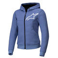 Alpinestars Women's Chrome V2 SPORT Motorcycle Hoodie (Blue/Violet/White)