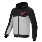 Alpinestars Chrome V2 SPORT Motorcycle Sports Jacket Hoodie (Black/Grey Heather/Red Fluo)