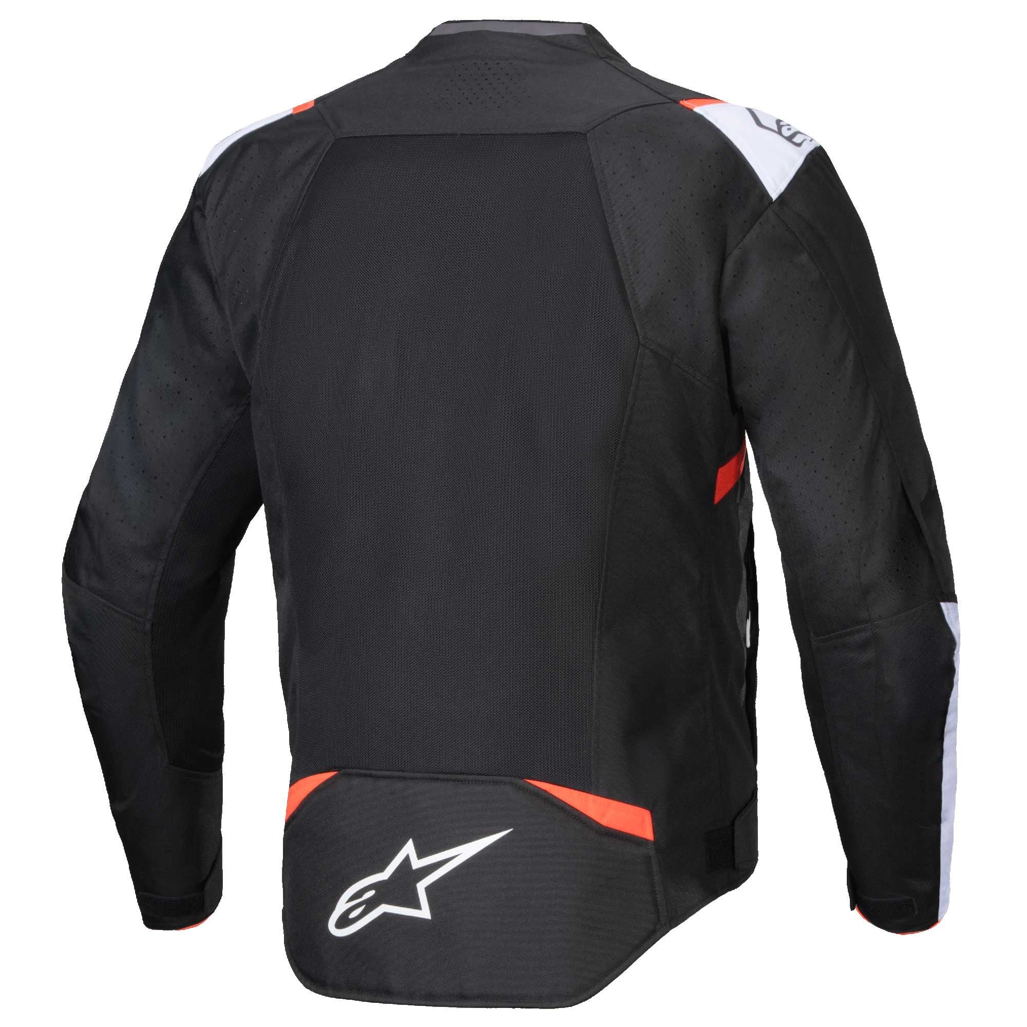 Alpinestars T-SPS AIR V2 Motorcycle Sports Vented Textile Jacket (Black/White/Red Fluo)