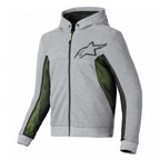 Alpinestars Chrome AIR SPORT Motorcycle Sports Jacket Hoodie (Grey Heather/Black)