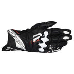 Alpinestars GP Plus R V3 Motorcycle Race Leather Gloves (Black/White)
