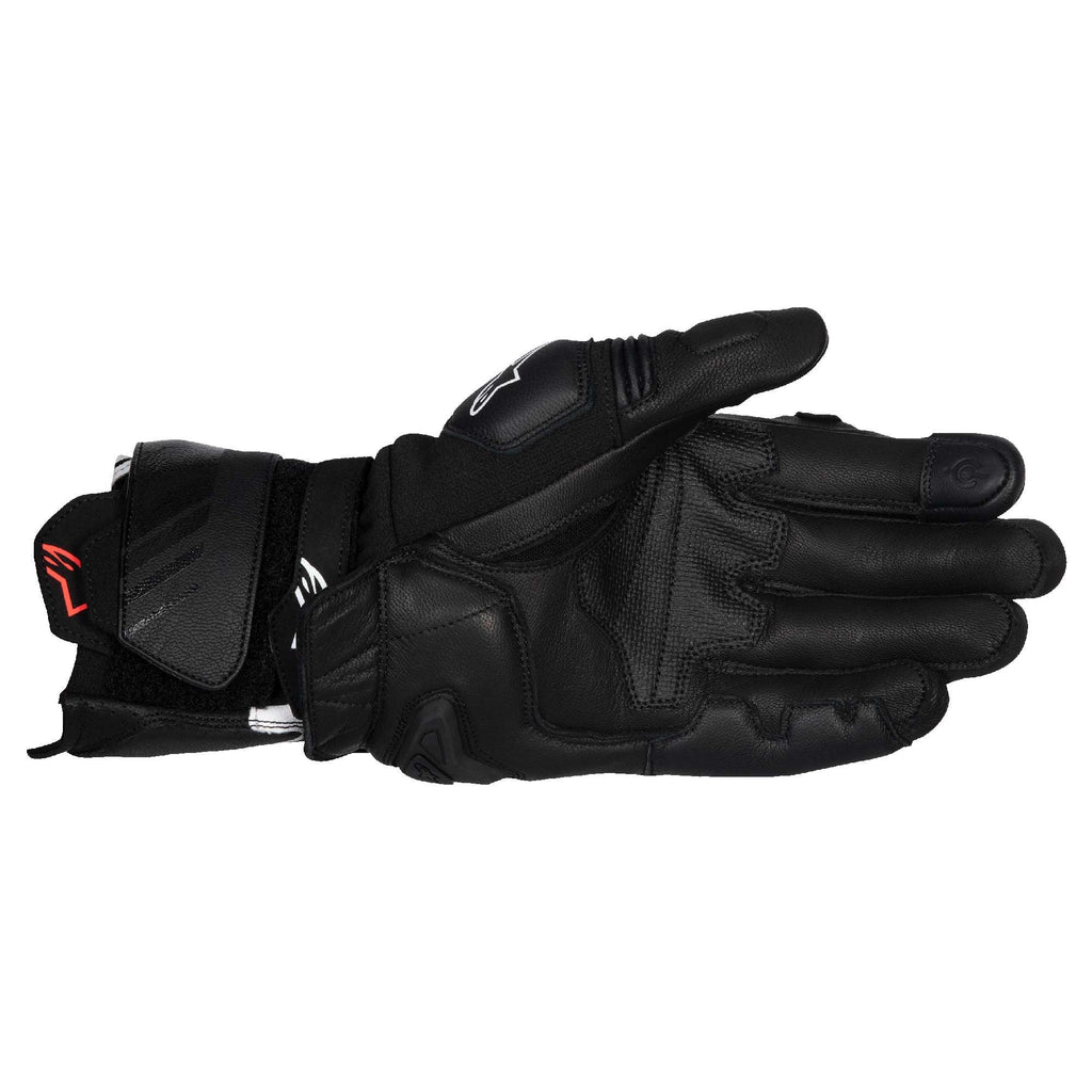 Alpinestars GP Plus R V3 Motorcycle Race Leather Gloves (Black/White)