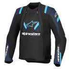 Alpinestars T-STUNT AIR Motorcycle Sports Textile Jacket (Black/Dark Blue/Blithe Blue)