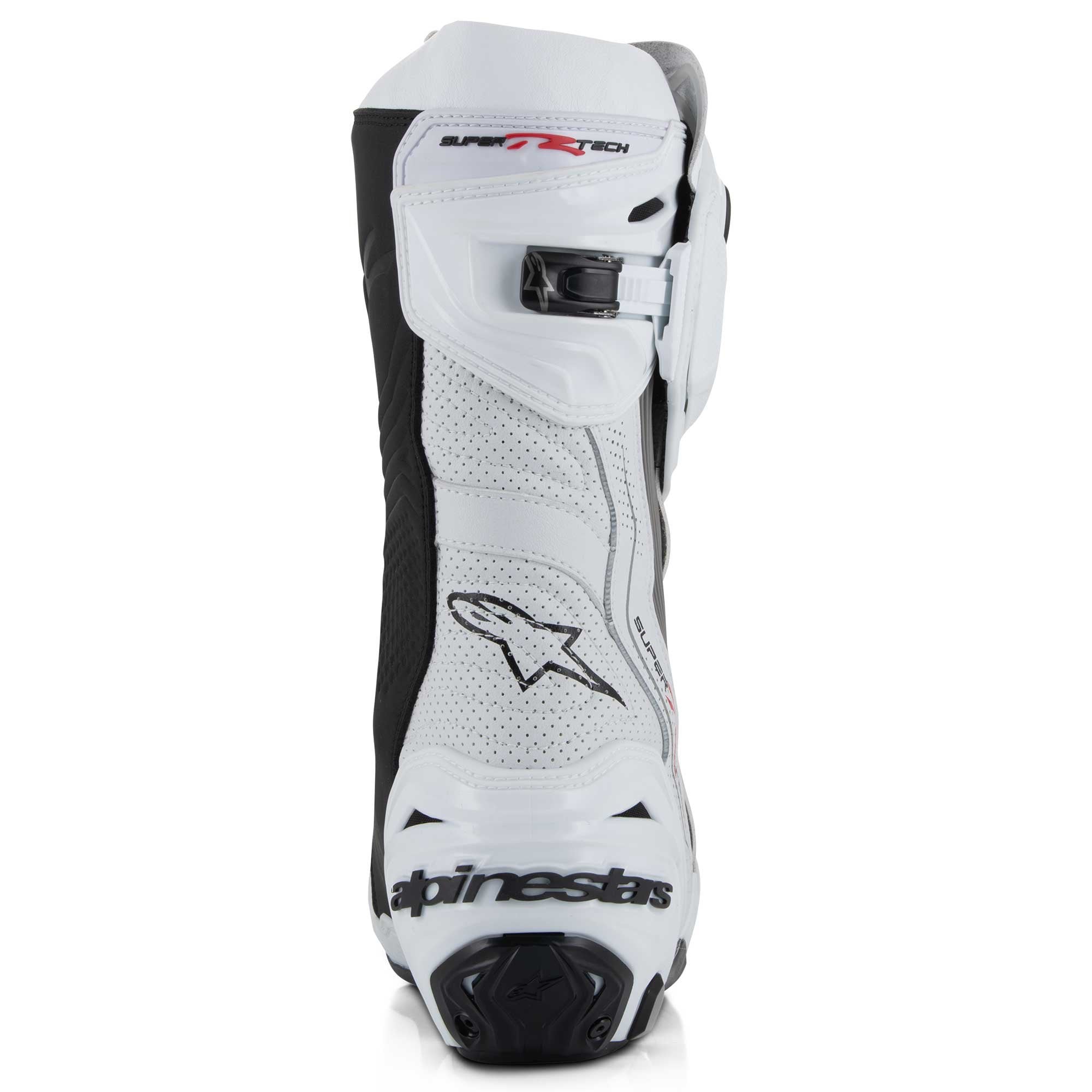 Alpinestars Supertech R VENTED Sports | Race Boots (White/Mid Grey/Black)