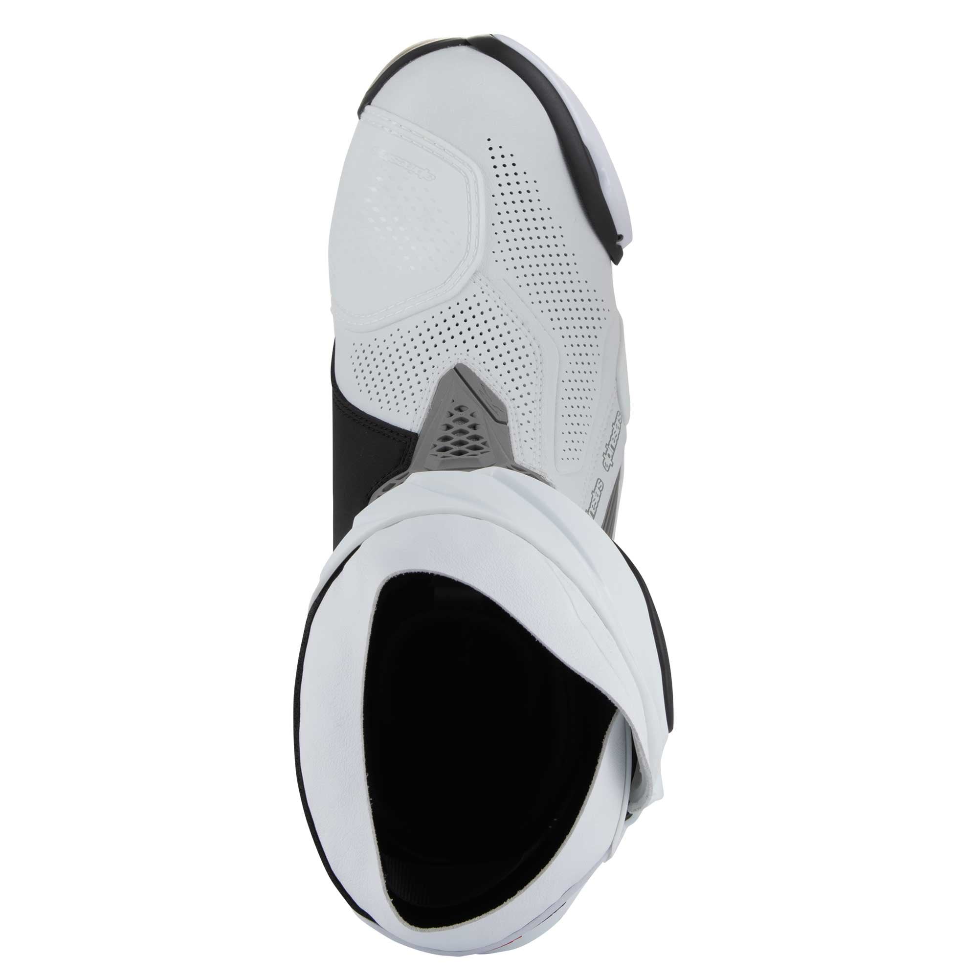 Alpinestars Supertech R VENTED Sports | Race Boots (White/Mid Grey/Black)