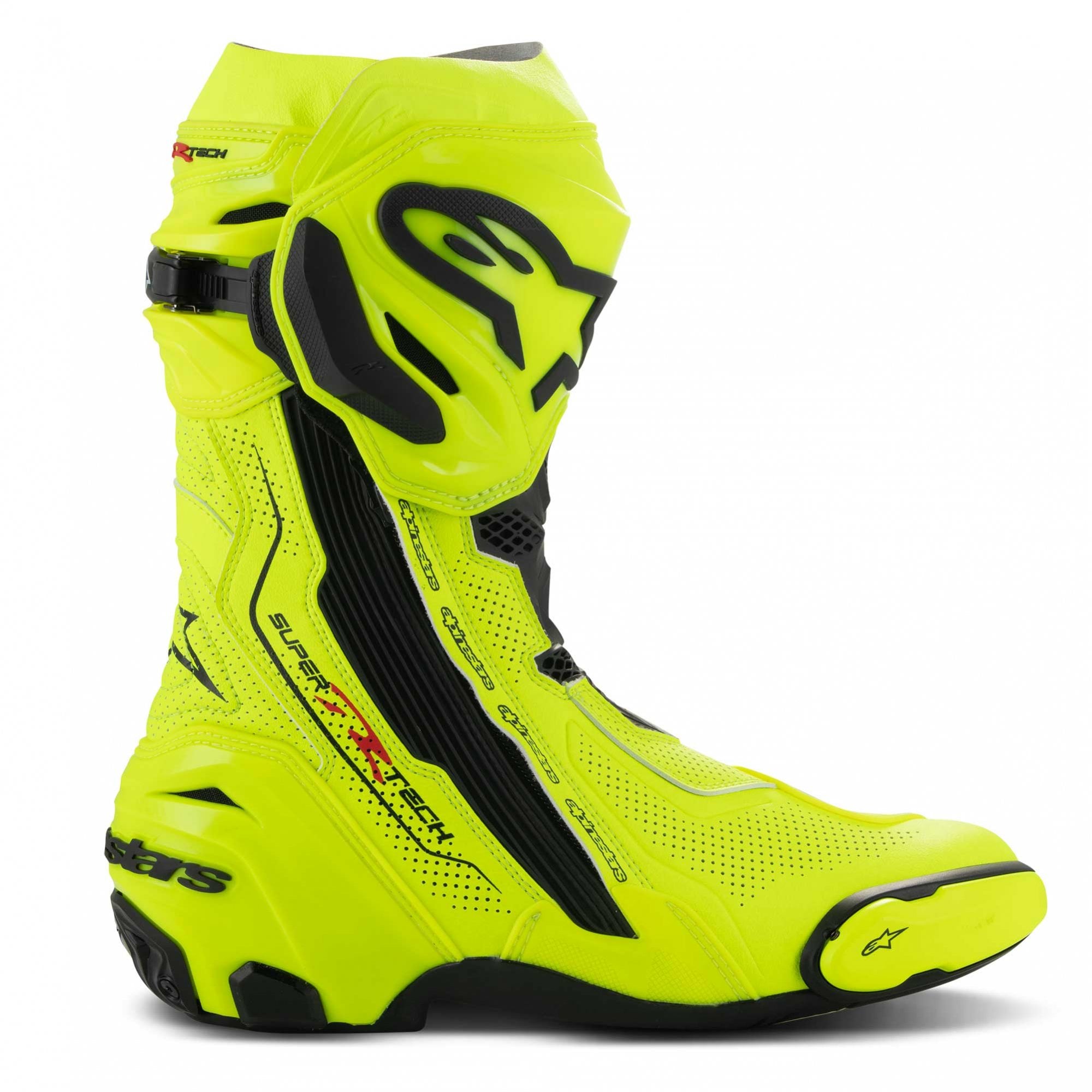 Alpinestars Supertech R VENTED Sports | Race Boots (Yellow Fluo/Black)