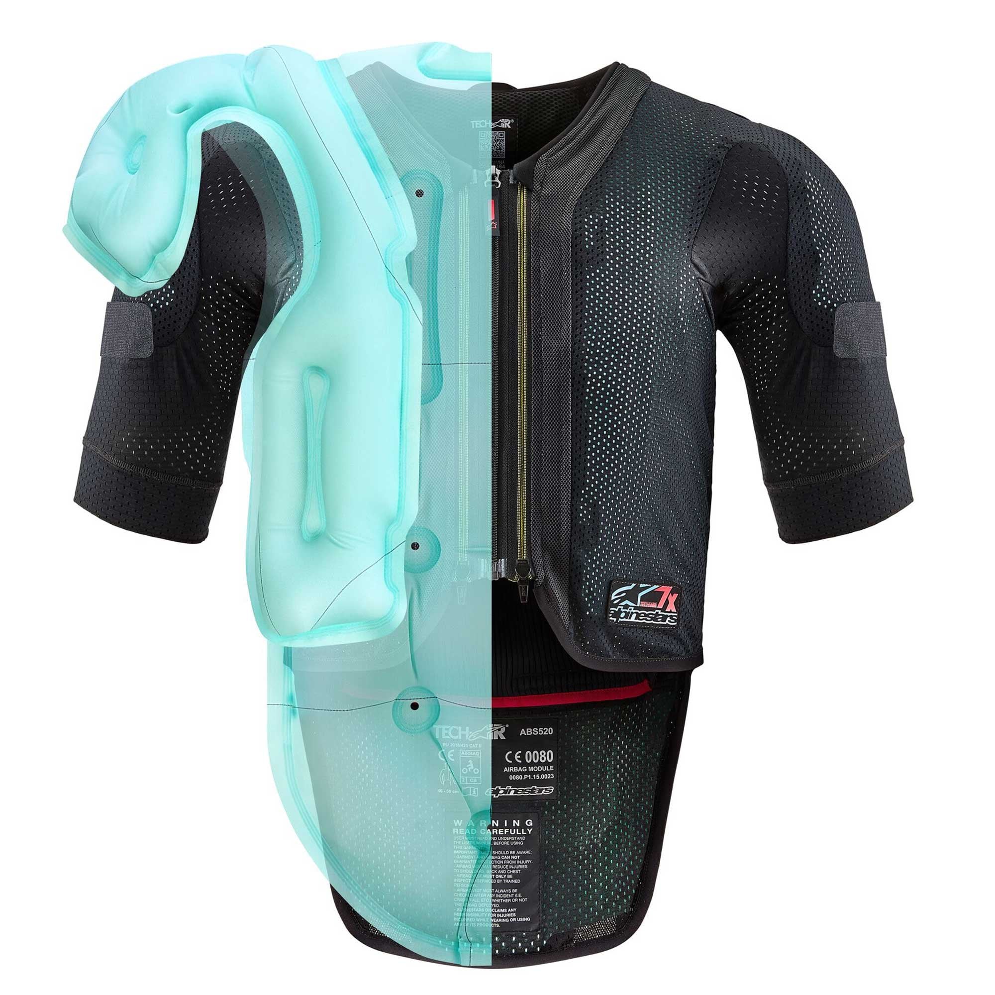 Alpinestars (Air Bag) System - Tech-Air 7x Jacket (Black/Red)
