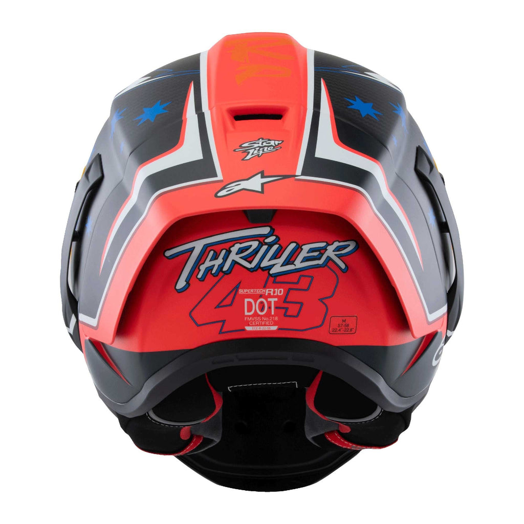 Alpinestars (Limited Edition) Helmet - Supertech R10 Jack Miller *Thriller 43* (Carbon/Red Matt)