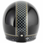 Vcan H589 Classic Open Face Helmet (Chequer)