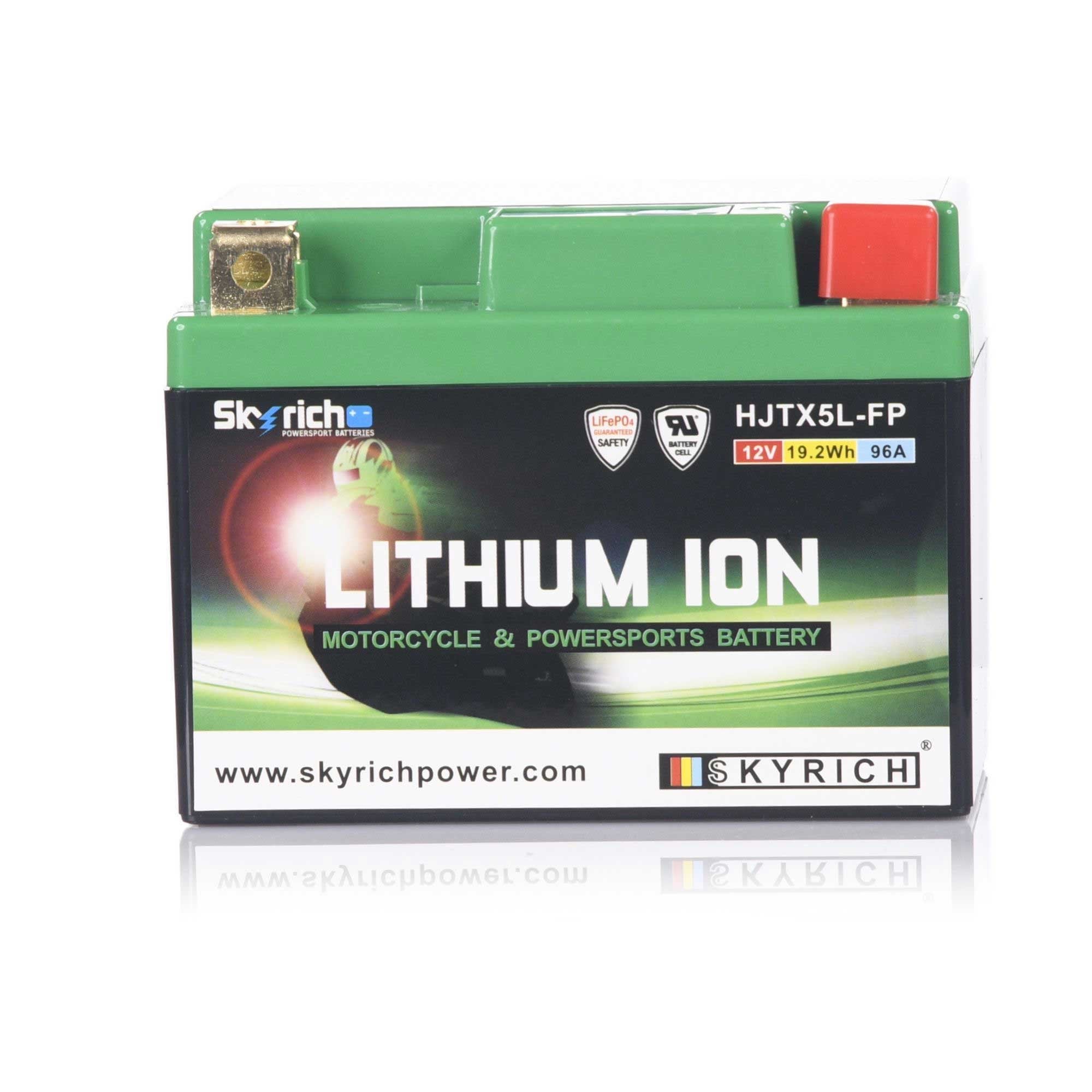 Skyrich - Lithium Battery - LTX5L-BS (Replacement for YTX5L-BS(Gel), YTX5L-BS(FA), YT5-3, YTX5L-BS, YT5L-BS)