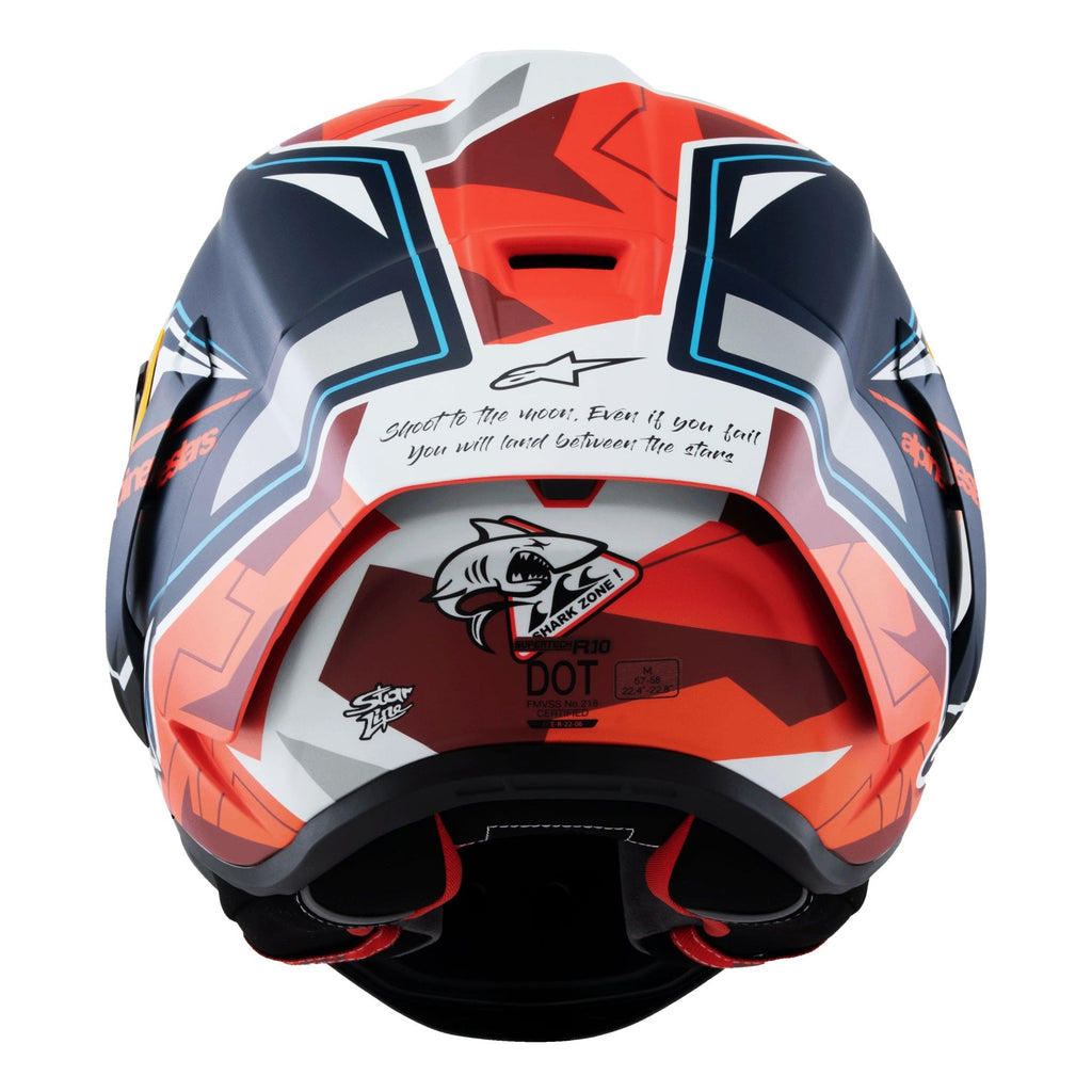 Alpinestars (Limited Edition) Helmet - Supertech R10 Pedro Acosta (Blue/Red/White Matt)