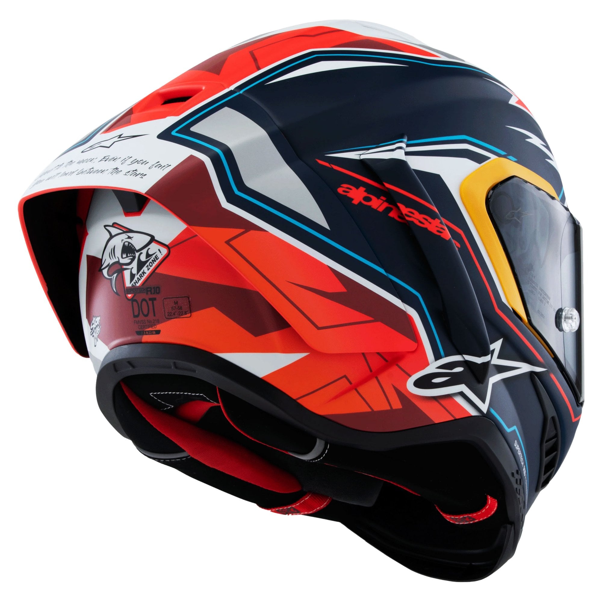 Alpinestars (Limited Edition) Helmet - Supertech R10 Pedro Acosta (Blue/Red/White Matt)