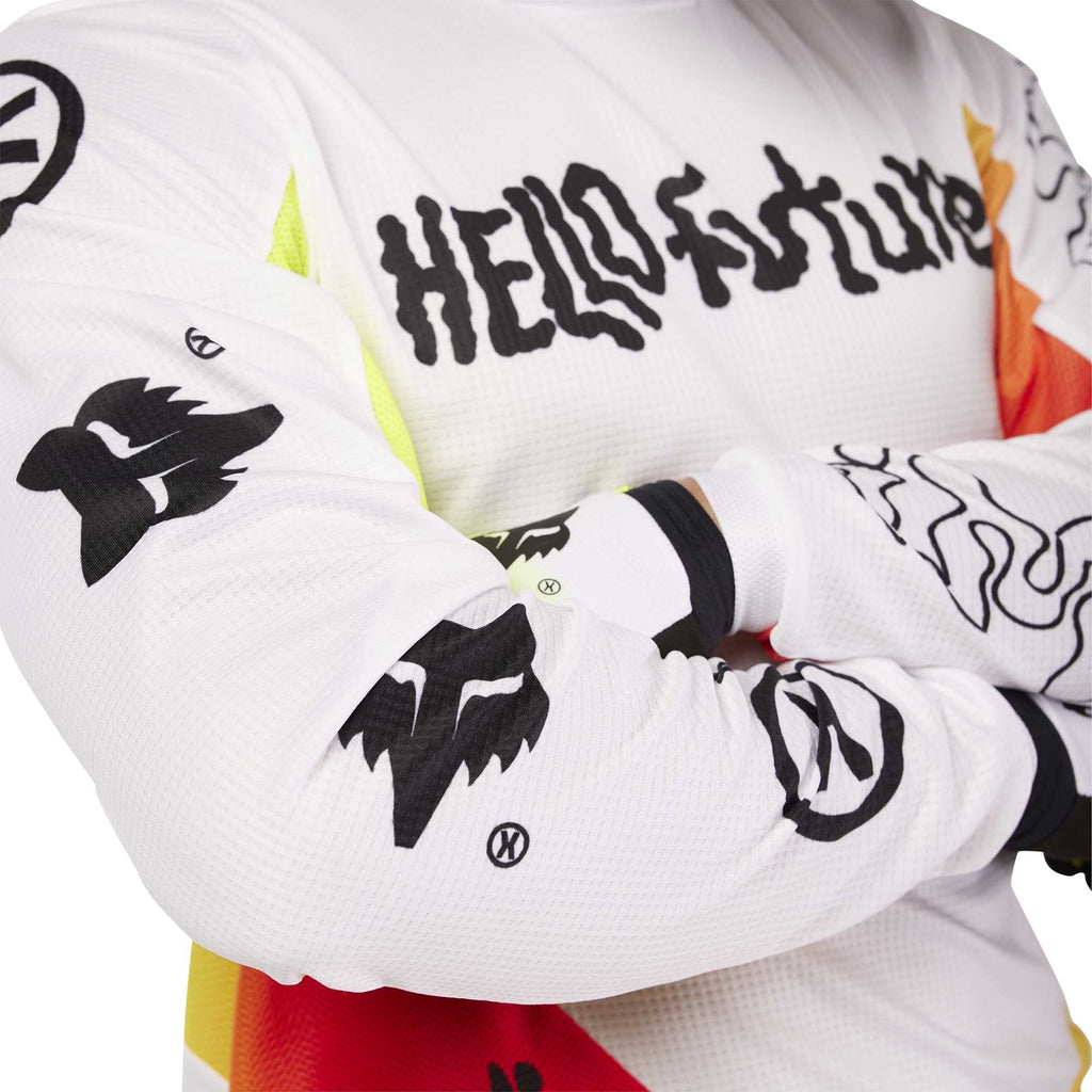 FOX (SALE) Jersey & Pant Kit - 180 HELLO FUTURE (White)