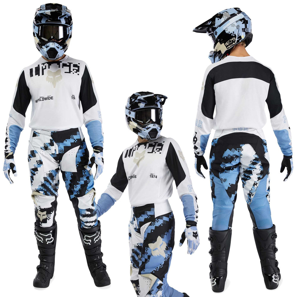 FOX (SALE) Jersey & Pant Kit - 180 DIGI Image (White)