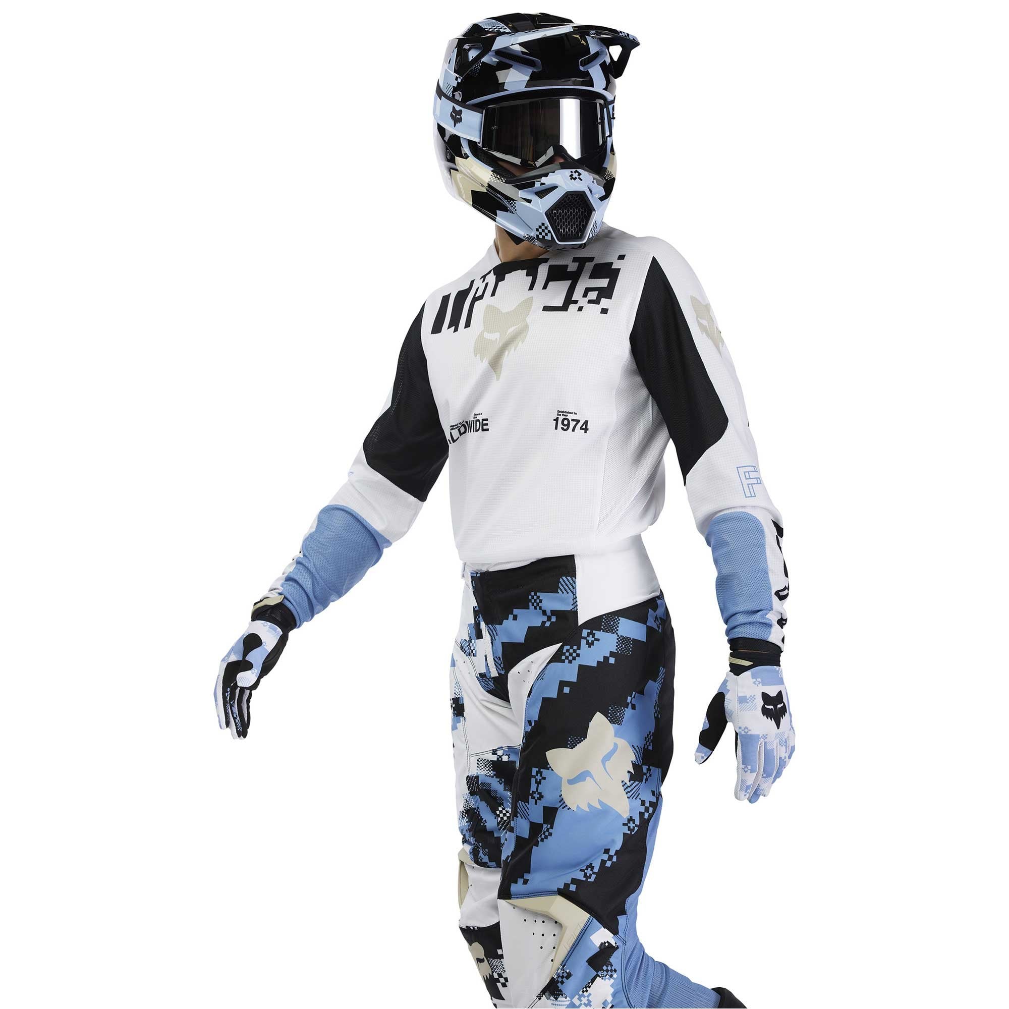 FOX (SALE) Jersey & Pant Kit - 180 DIGI Image (White)