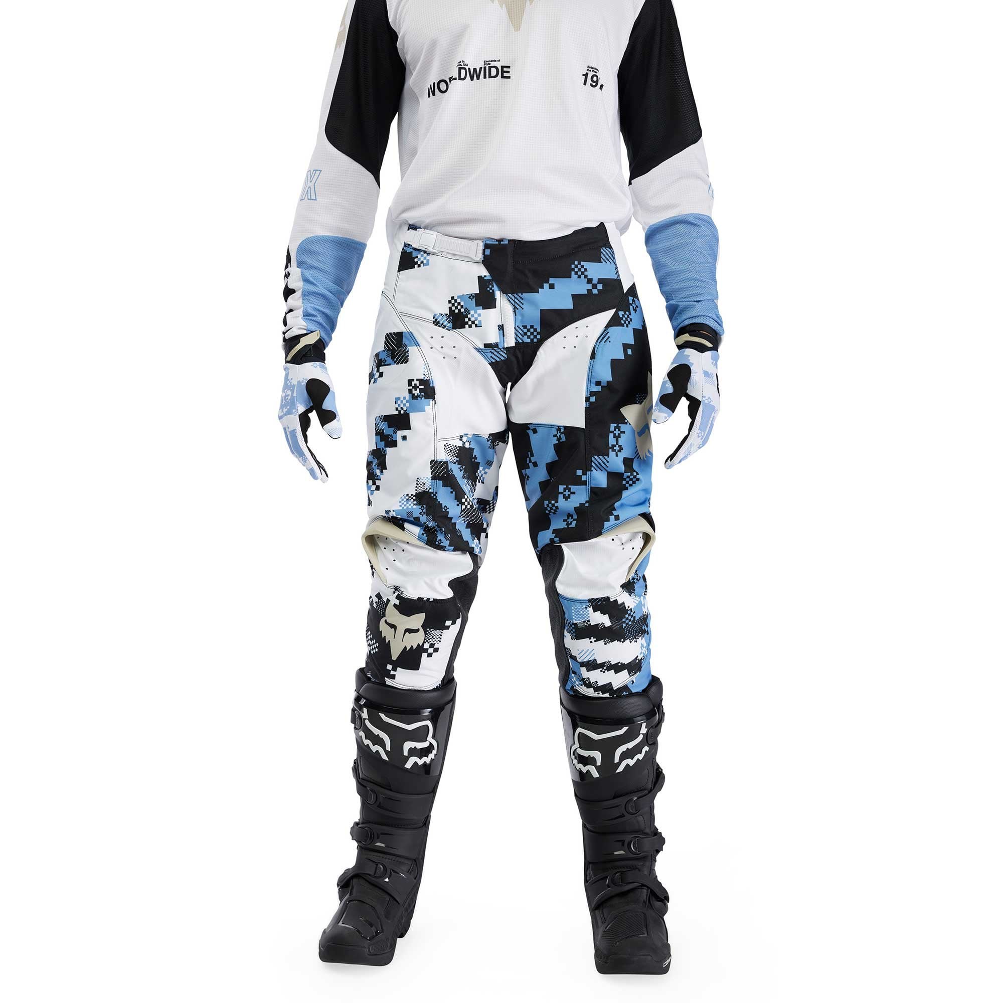 FOX (SALE) Jersey & Pant Kit - 180 DIGI Image (White)