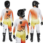 FOX (SALE) Jersey & Pant Kit - 180 AIR HAZE (White)