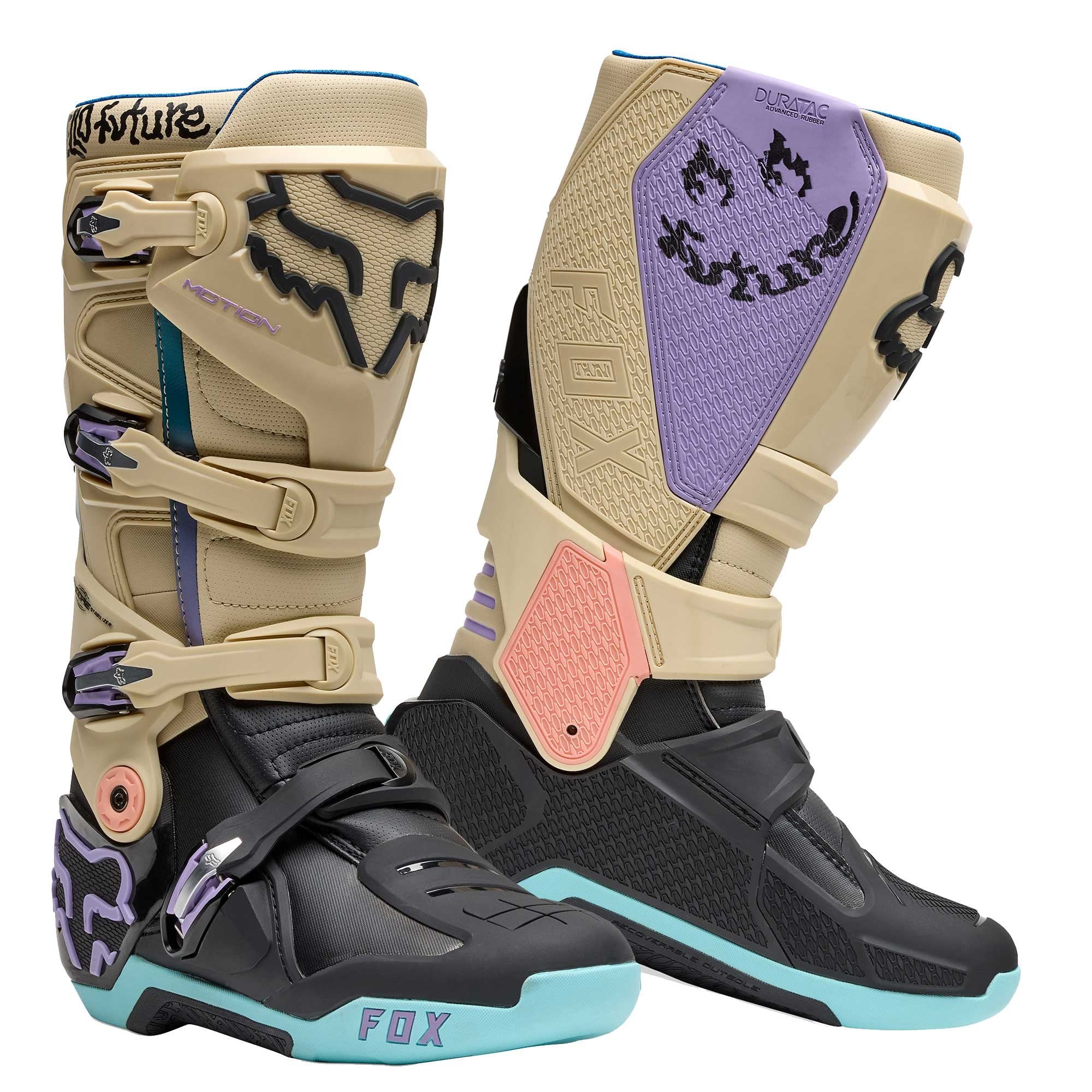 FOX Racing Motocross Boots - Motion HELLO FUTURE (Ash)