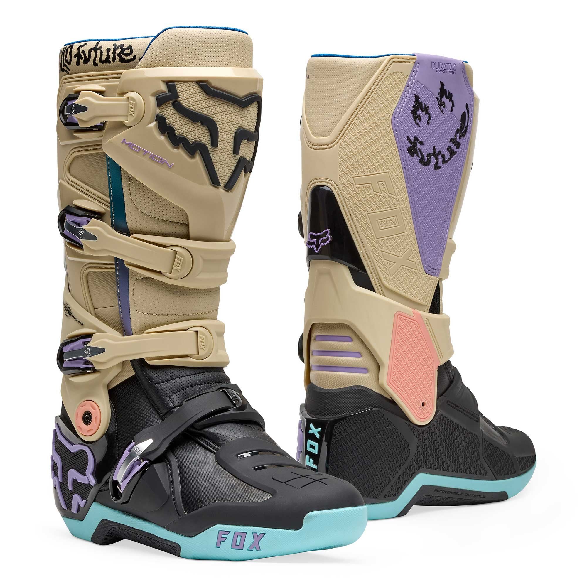 FOX Racing Motocross Boots - Motion HELLO FUTURE (Ash)