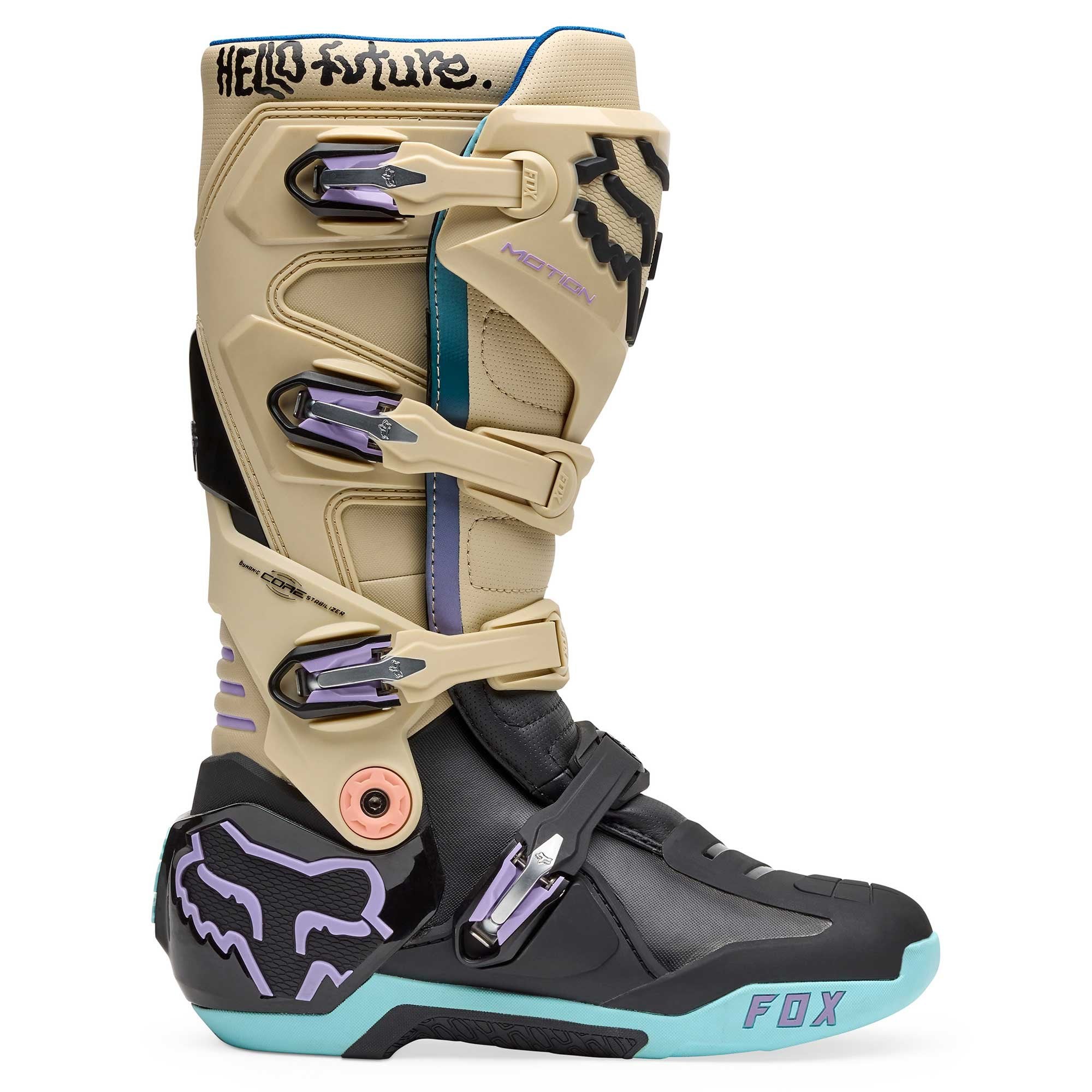 FOX Racing Motocross Boots - Motion HELLO FUTURE (Ash)
