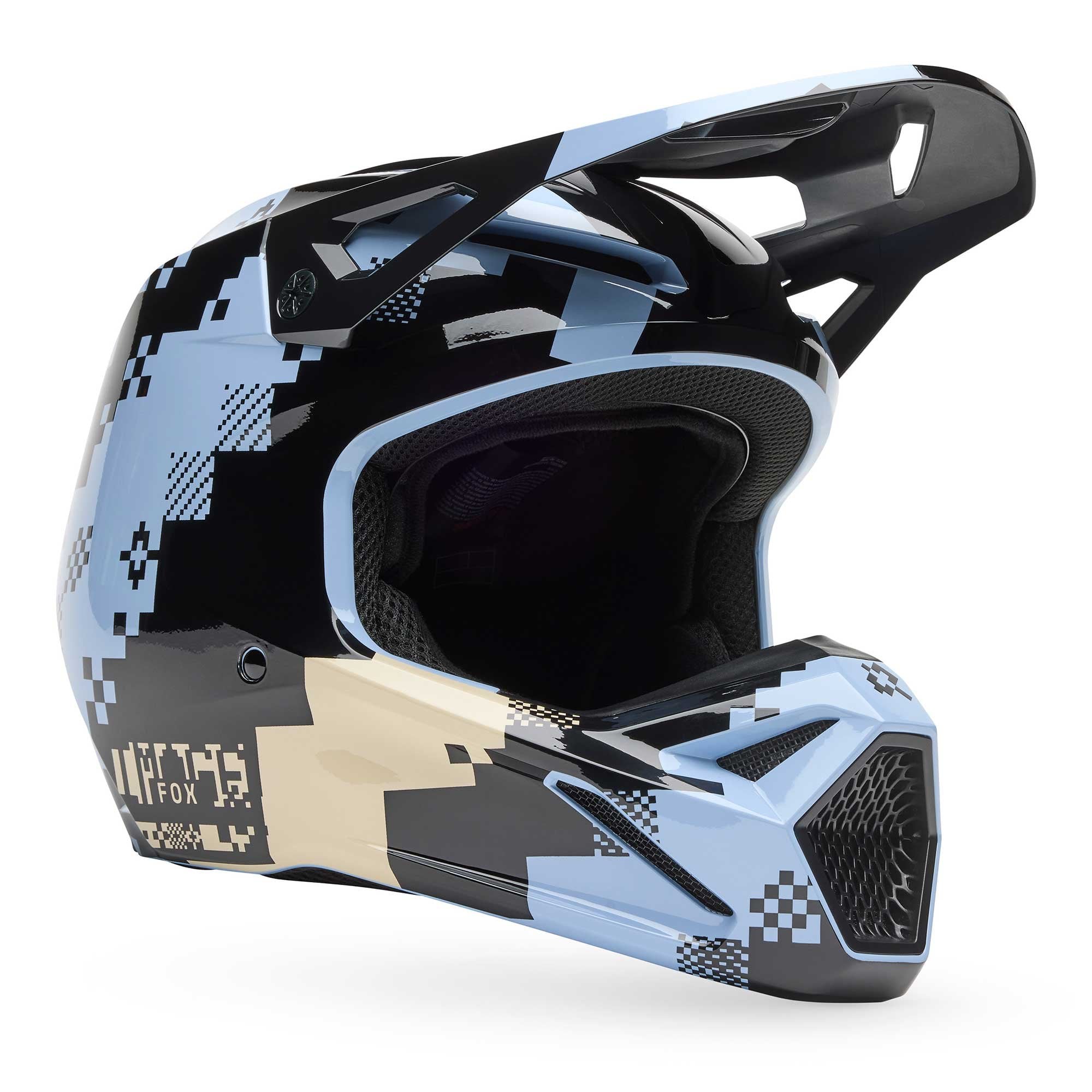 FOX Racing MX | Enduro Helmet - V1 DIGI IMAGE (Light Slate)