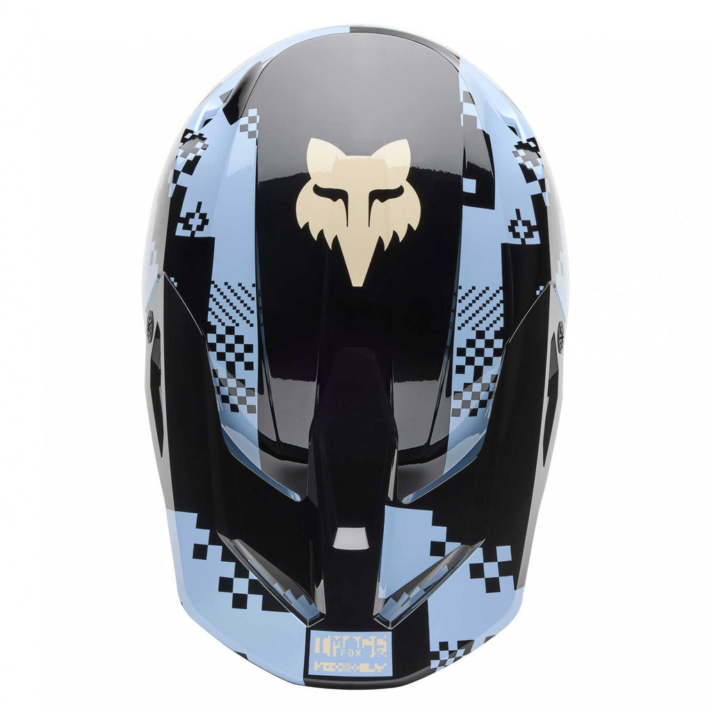 FOX Racing MX | Enduro Helmet - V1 DIGI IMAGE (Light Slate)