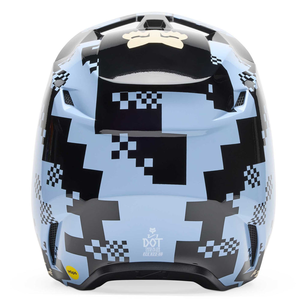 FOX Racing MX | Enduro Helmet - V1 DIGI IMAGE (Light Slate)