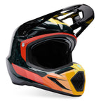FOX Racing V3 RS Carbon GRID MX | Enduro Helmet (Black/Orange)
