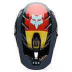 FOX Racing V3 RS Carbon GRID MX | Enduro Helmet (Black/Orange)