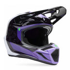FOX Racing V3 RS Carbon GRID MX | Enduro Helmet (Black/Purple)