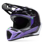 FOX Racing V3 RS Carbon GRID MX | Enduro Helmet (Black/Purple)