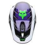 FOX Racing V3 RS Carbon GRID MX | Enduro Helmet (Black/Purple)