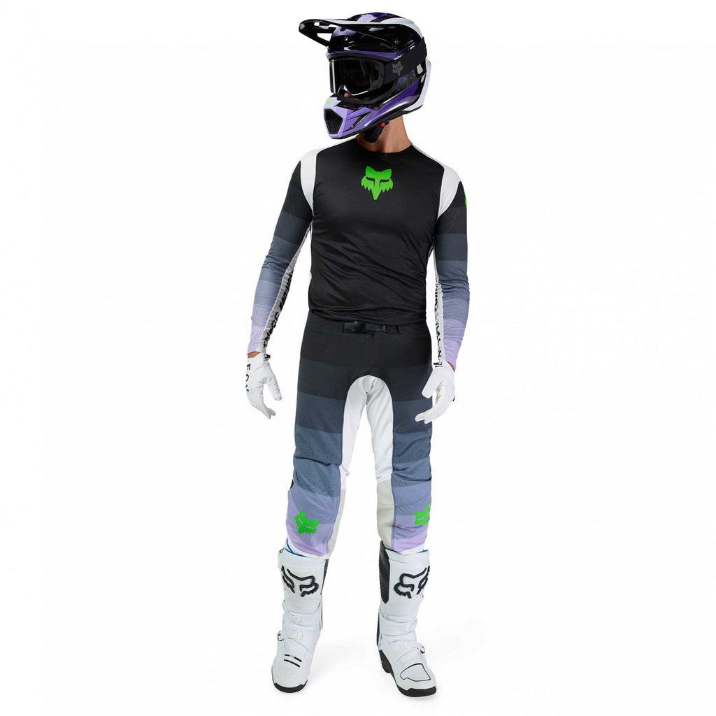 FOX (SALE) Jersey & Pant Kit - FlexAir GRID (Black/Purple)