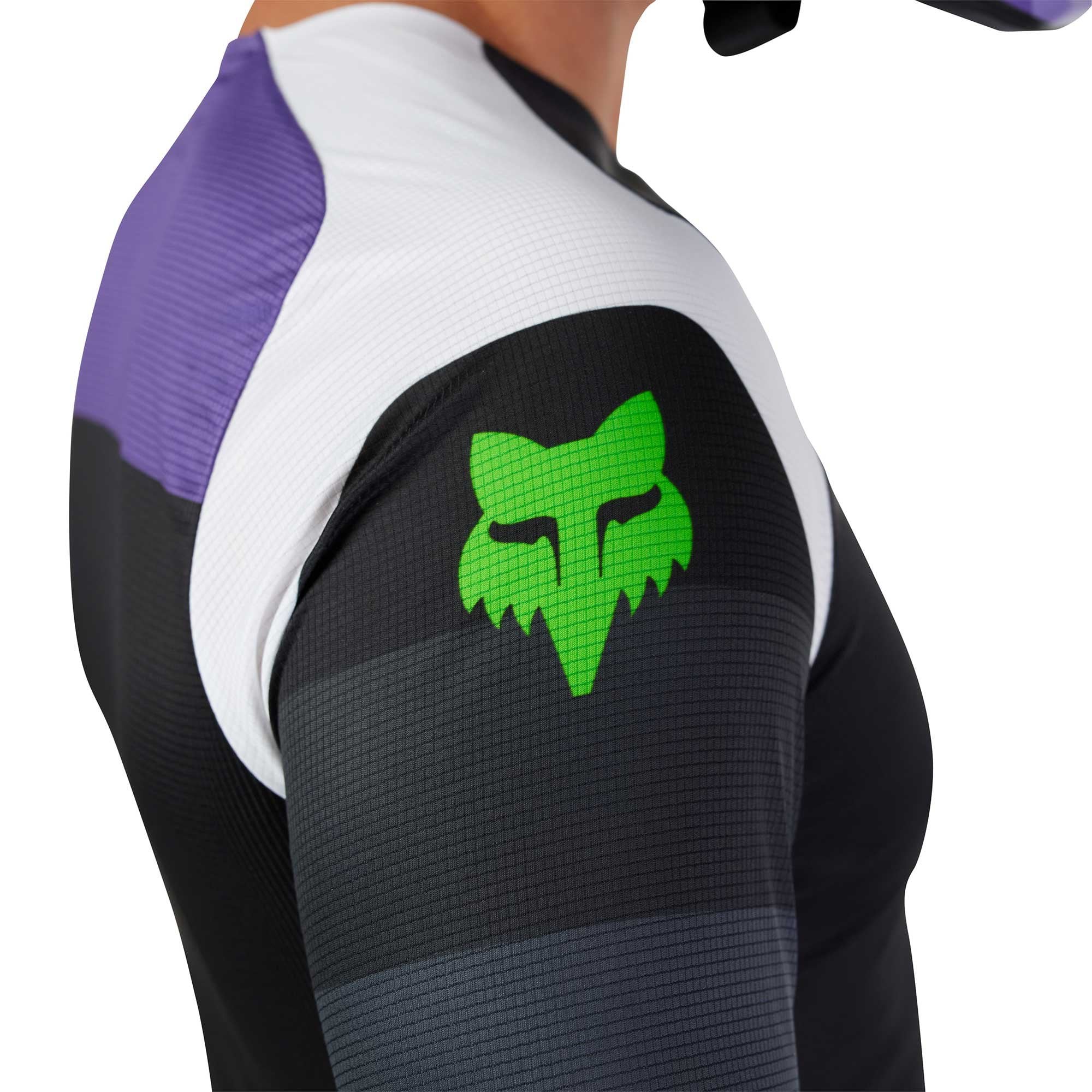 FOX (SALE) Jersey & Pant Kit - FlexAir GRID (Black/Purple)