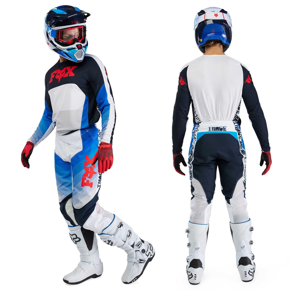 FOX (SALE) Jersey & Pant Kit - 360 FADE (White/Blue)