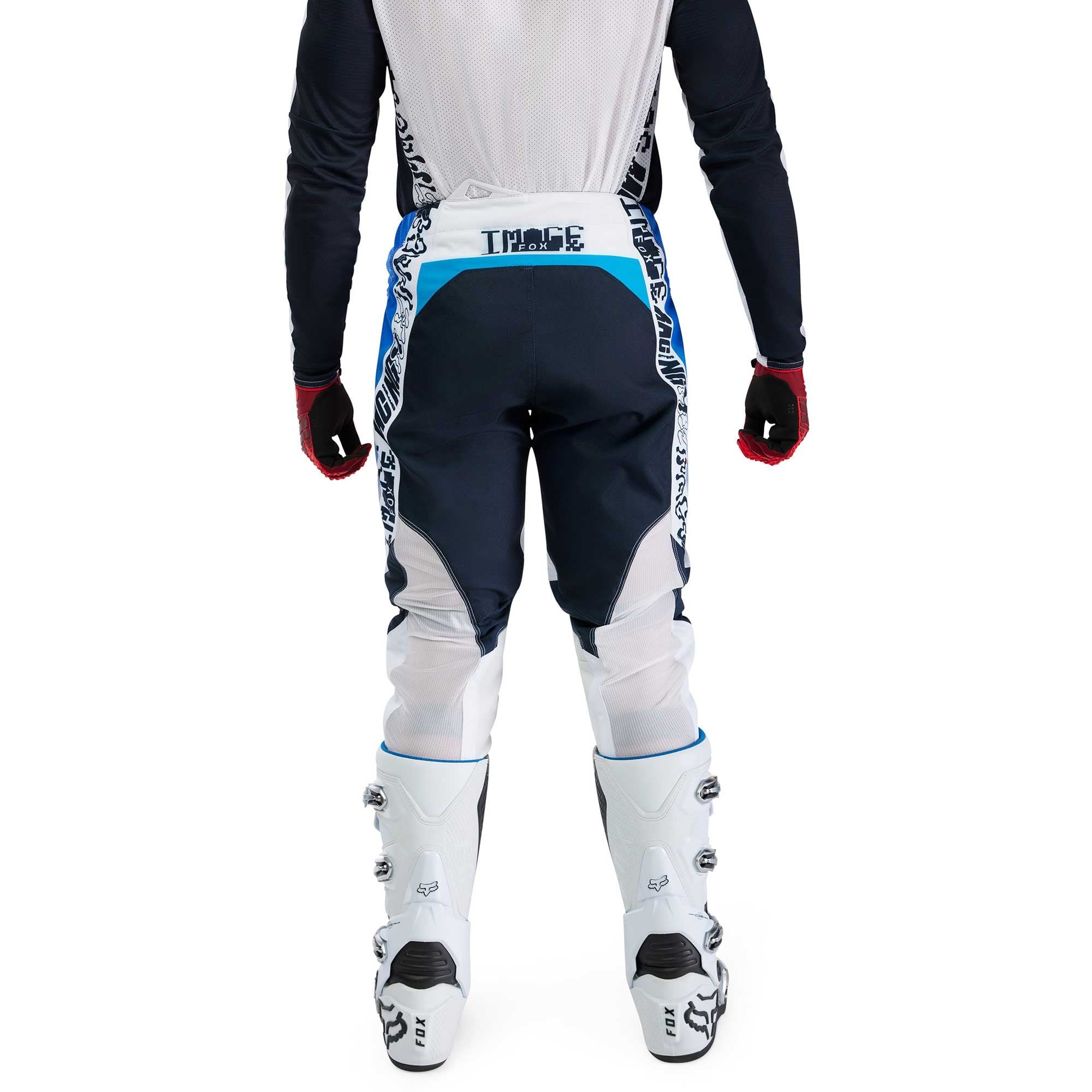 FOX (SALE) Jersey & Pant Kit - 360 FADE (White/Blue)