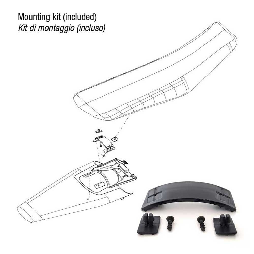 RaceTech - Rear Fender - Husqvarna TC/FC 125-450 23-24, TE/FE 125-450 23-24