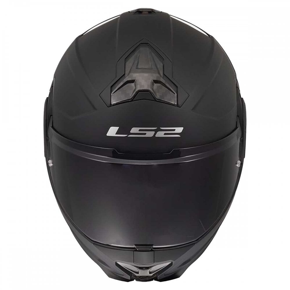 LS2 Motorcycle Touring Flip Over Helmet - FF910 Advant 2 - Solid (Matt Black)