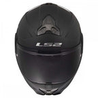 LS2 Motorcycle Touring Flip Over Helmet - FF910 Advant 2 - Solid (Matt Black)