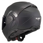 LS2 Motorcycle Touring Flip Over Helmet - FF910 Advant 2 - Solid (Matt Black)